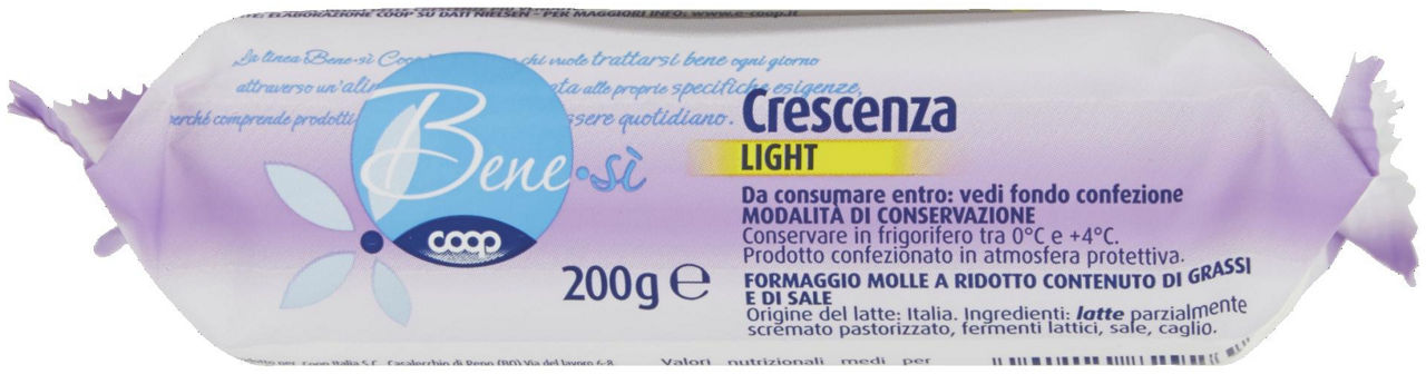CRESCENZA LIGHT A RIDOTTO CONTENUTO DI SALE BENESI COOP G 200 - 5