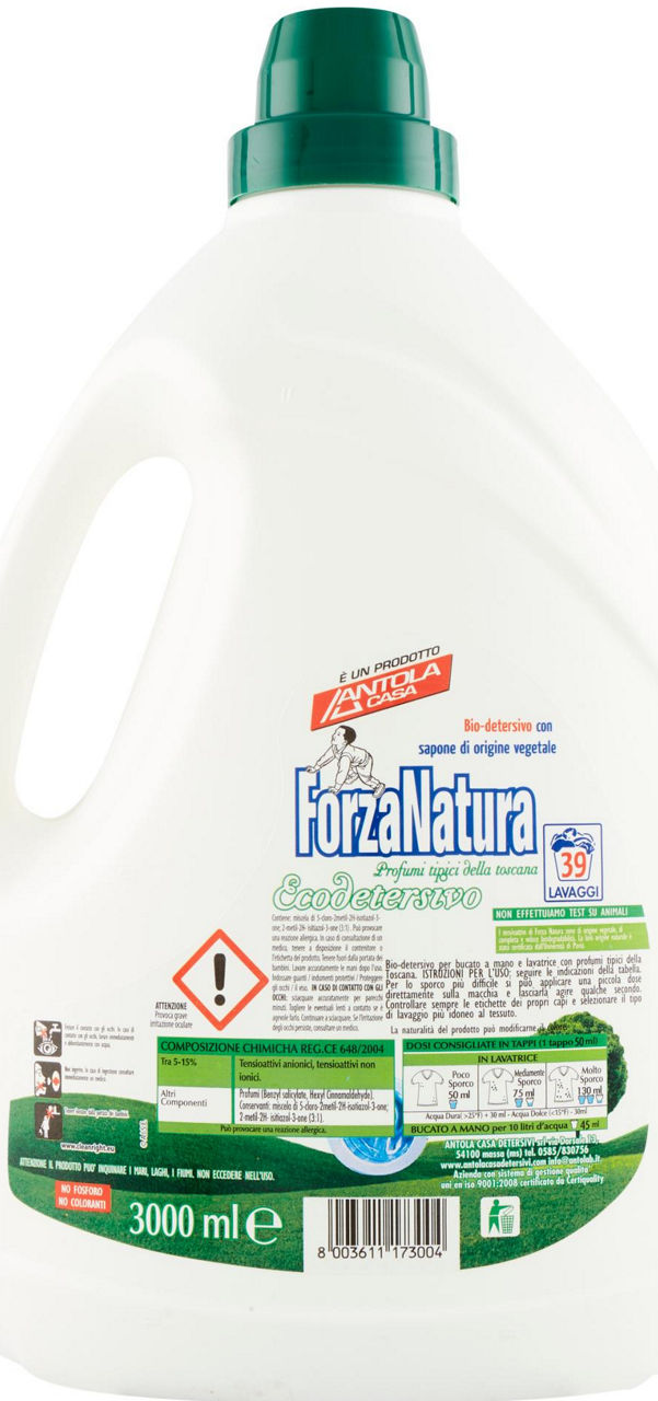 Detersivo liquido lavatrice ecologico 3 lt - Immagine 21