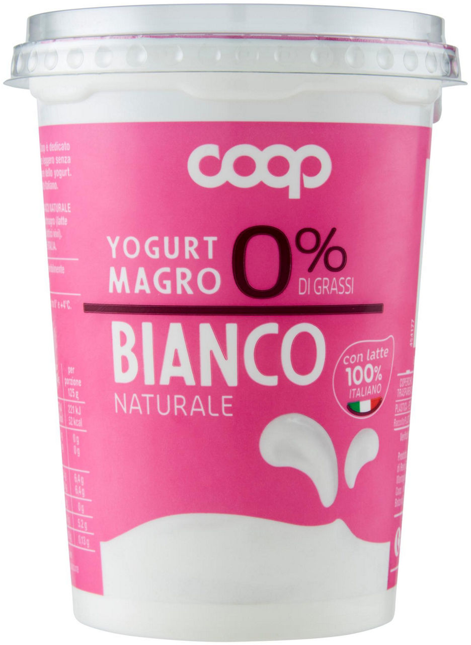 Yogurt magro coop 0% bianco 500 g