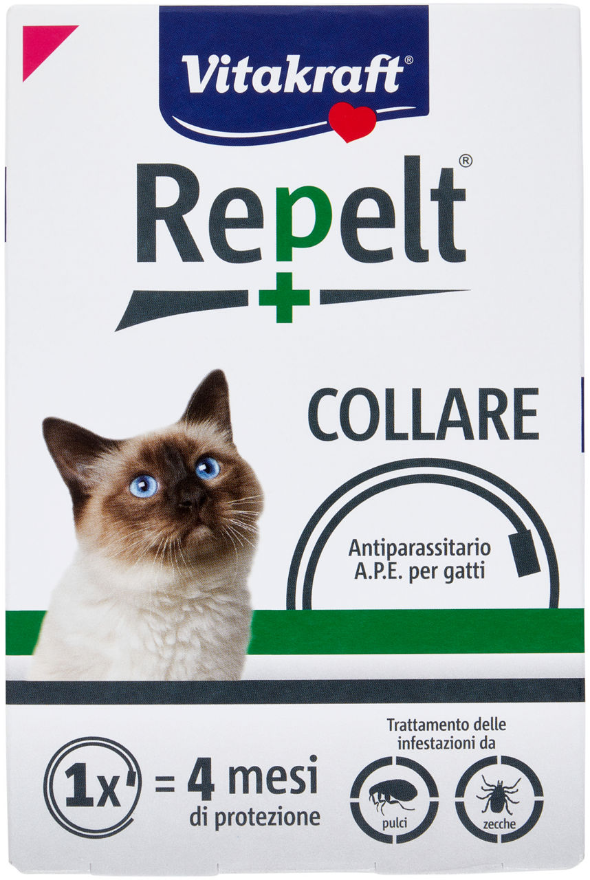 Collare  antipulci protective gatti vitakraft