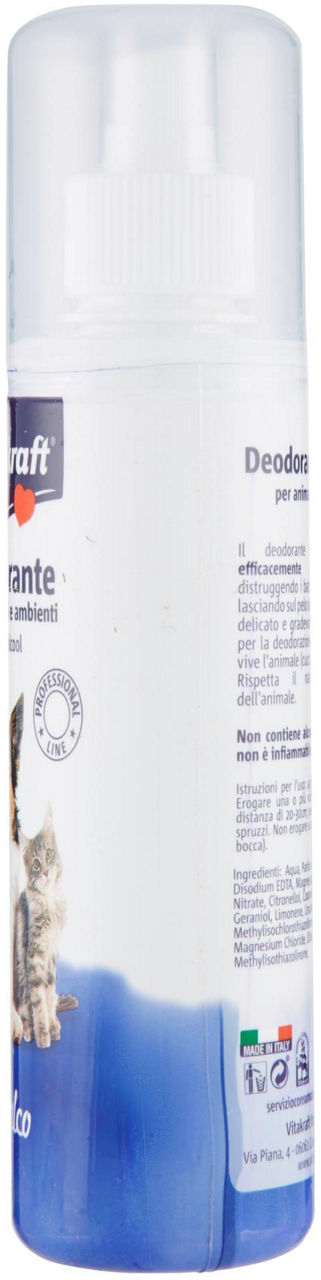 DEODORANTE SPRAY PER GATTI AL TALCO FLACONE 250 ML - Immagine 31