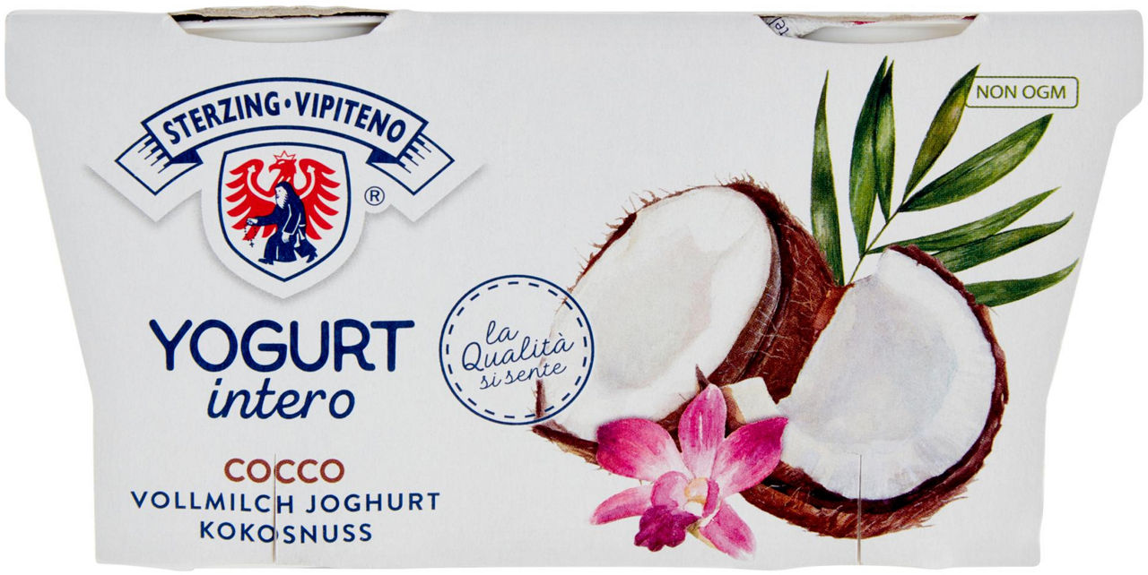 Yogurt cremoso vipiteno noce di cocco 2x125 g