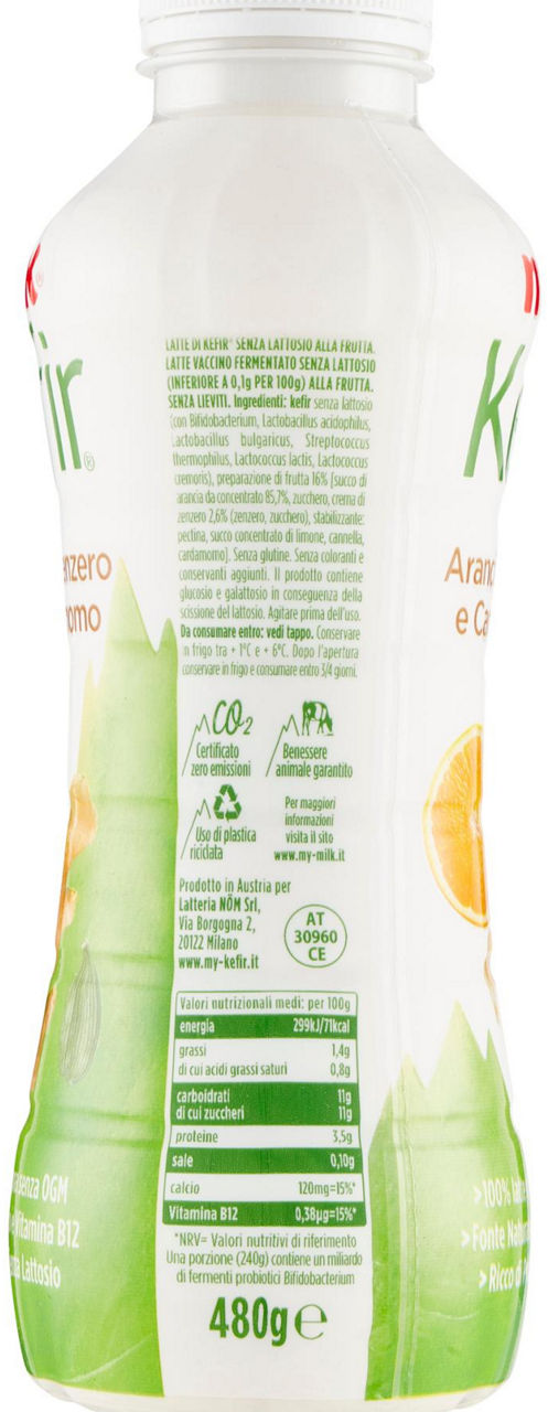 Kefir da bere all'arancia zenzero e cardamomo 480 gr - Immagine 31