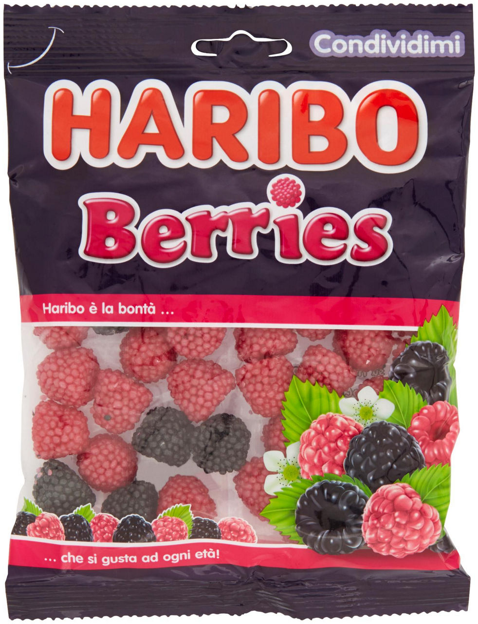 Caramelle berries haribo busta g 175
