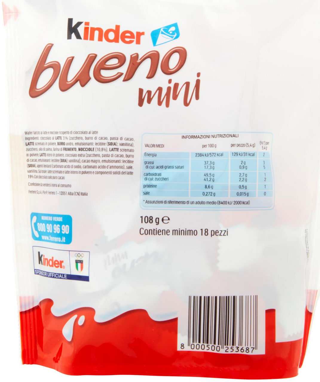 KINDER BUENO MINI T20 G 108 - Immagine 21