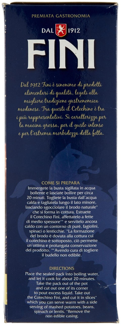 COTECHINO CARNE ITALIANA FINI GR. 500 - 1