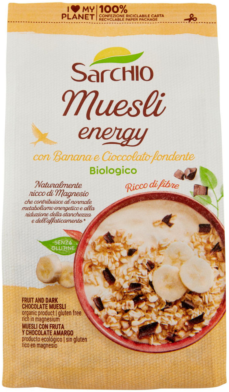 Muesli bio energy senza glutine 250 g