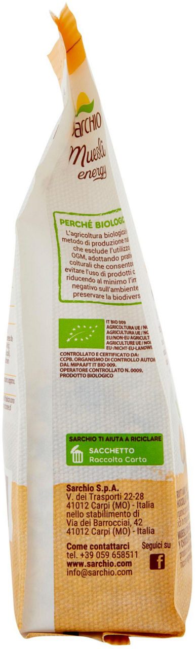 MUESLI BIO ENERGY SENZA GLUTINE 250 g - Immagine 11