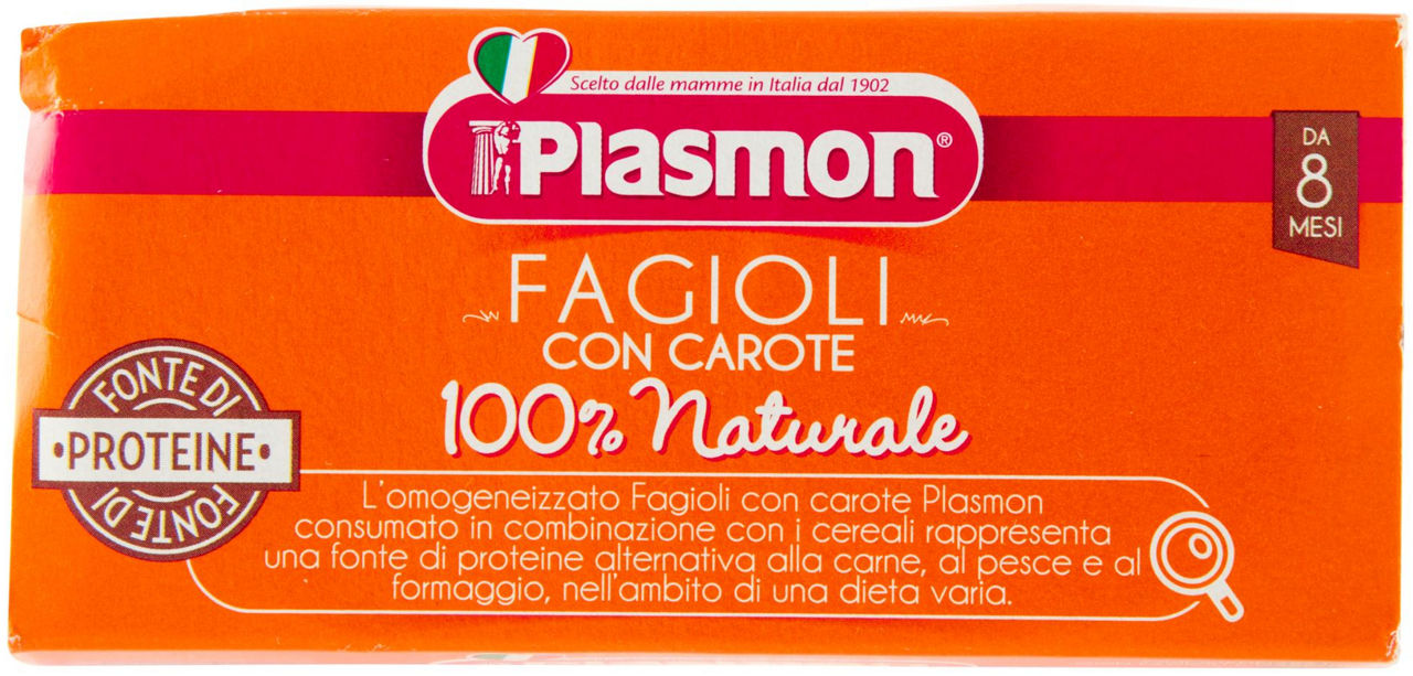 Omogeneizzato Fagioli con carote  2 x 80 g - 4