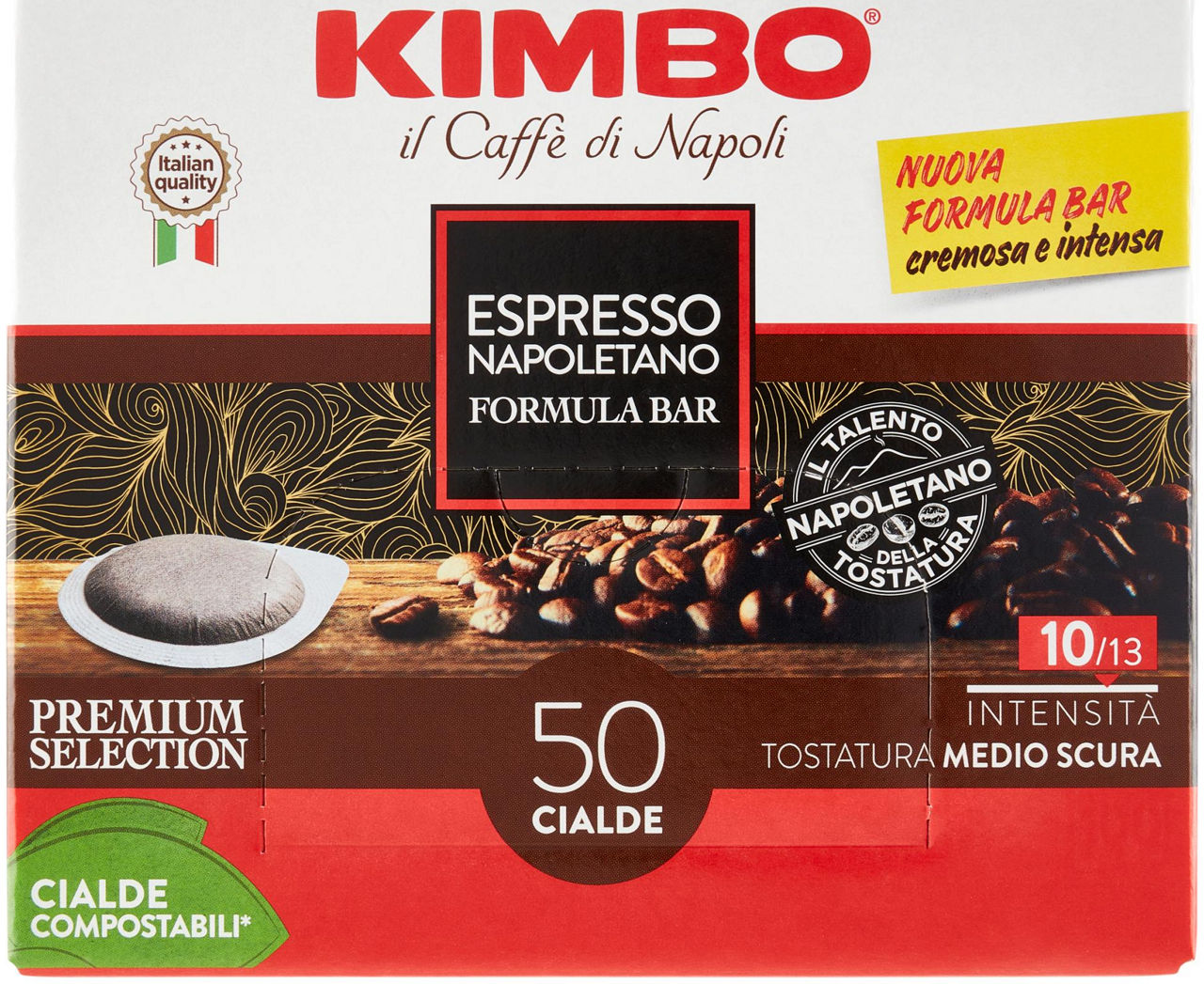 Cialde comp.kimbo espresso napoletano x50 pz g 365