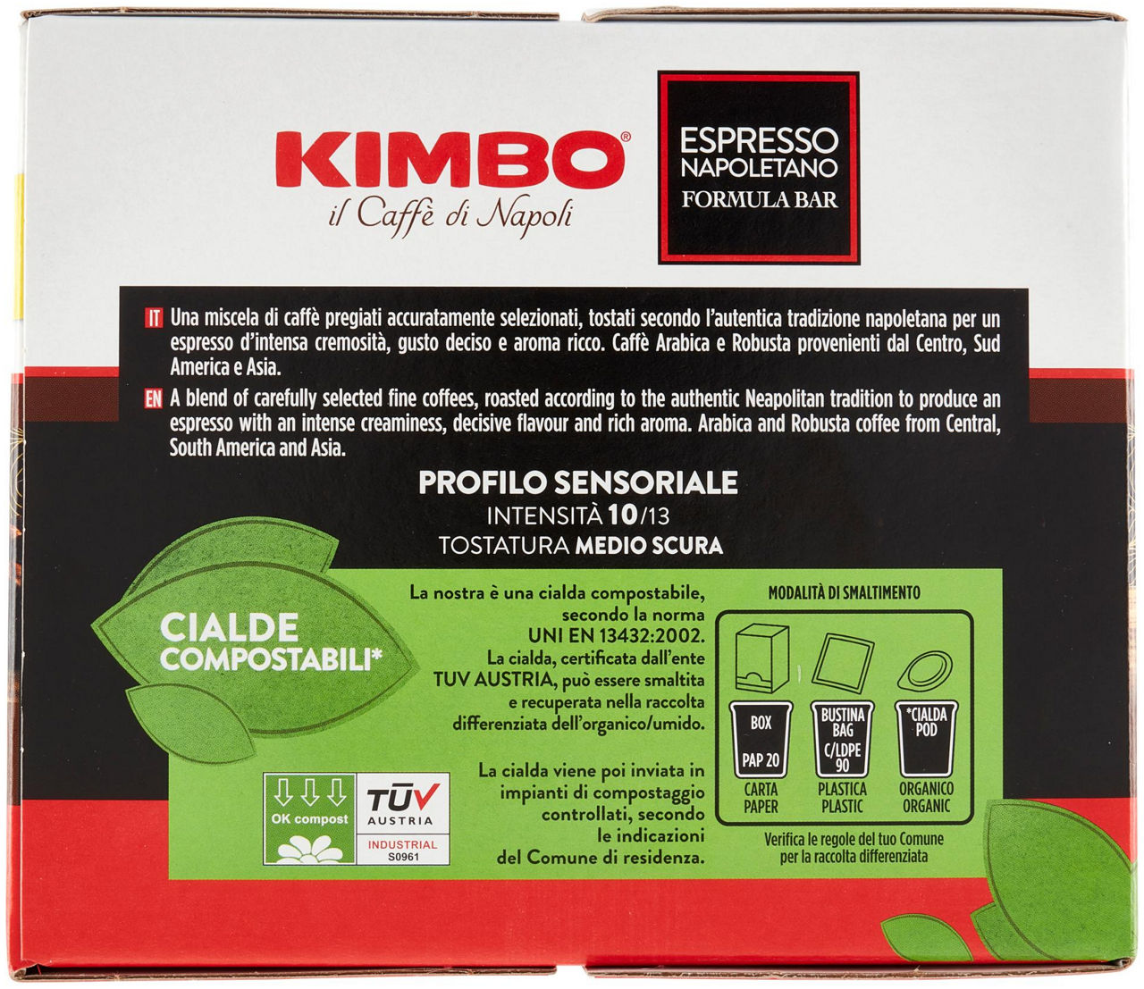 CIALDE COMP.KIMBO ESPRESSO NAPOLETANO X50 PZ G 365 - 1