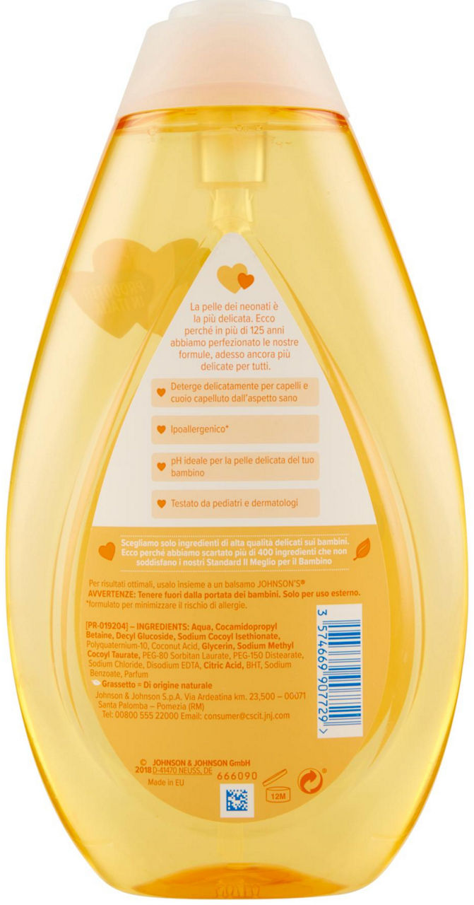 SHAMPOO BABY JOHNSON'S GOLD FAMILY ML 750 - Immagine 21