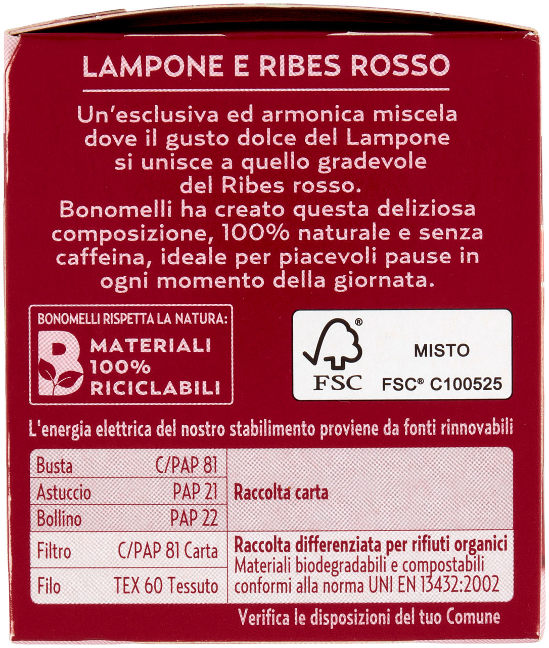 Infuso fruttoso lampone e ribes rosso 12 filtri - Immagine 31