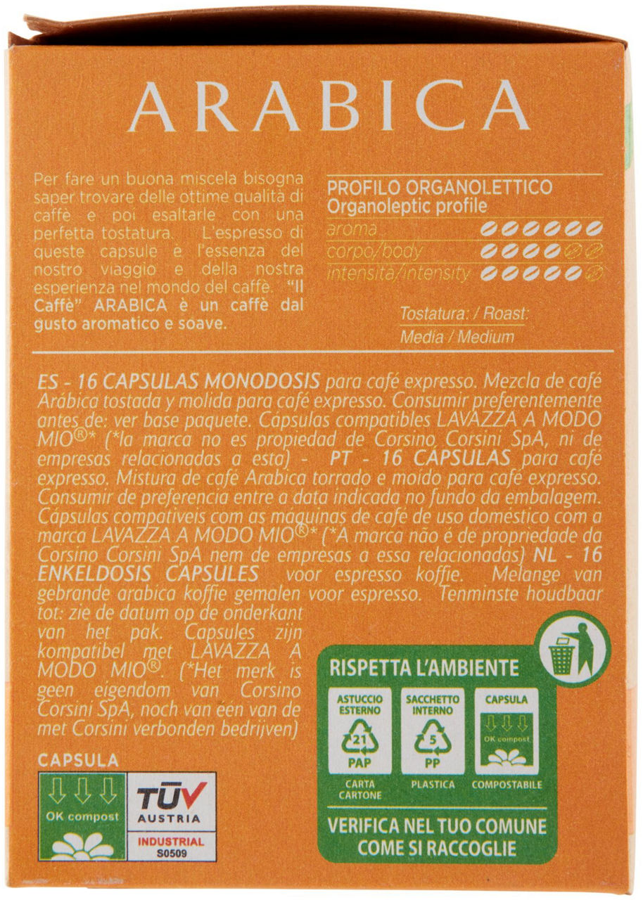 CAPSULE COMPOSTABILI ARABICA CORSINI MIO 16XG7,5 - Immagine 31