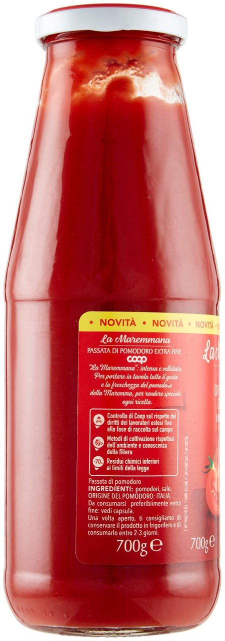 Passata di pomodoro extra fine la maremmana 700 gr - Immagine 11