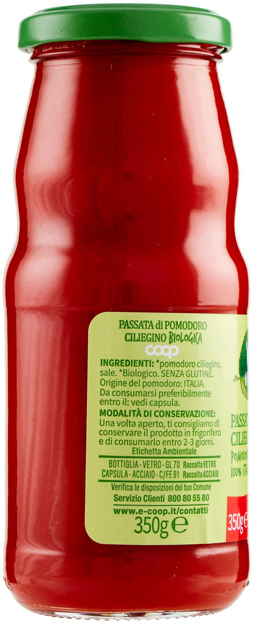 Passata di Pomodoro Ciliegino Biologicoa 350G - Immagine 11