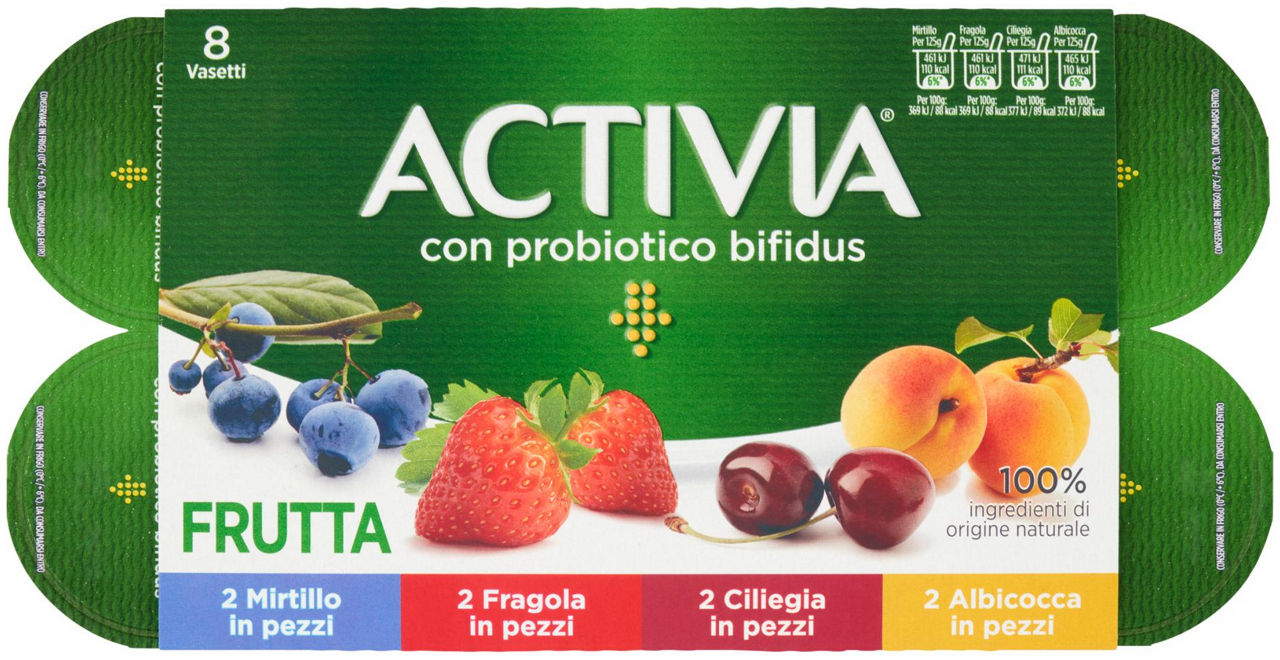 Activia frutta mix 8x125 g