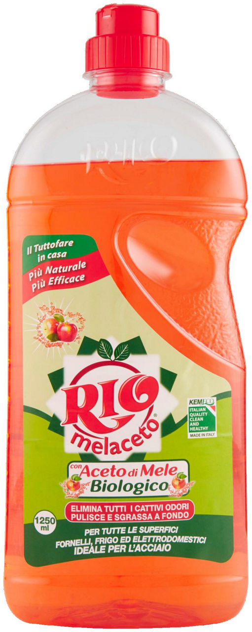 Detergente per tutte le superfici con aceto di mele bio 1,25 lt