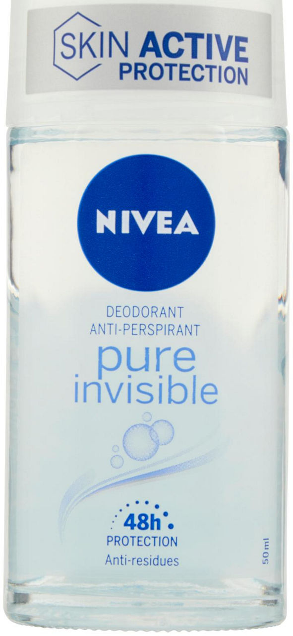 Deodorante pure invisible nivea roll-on ml.50