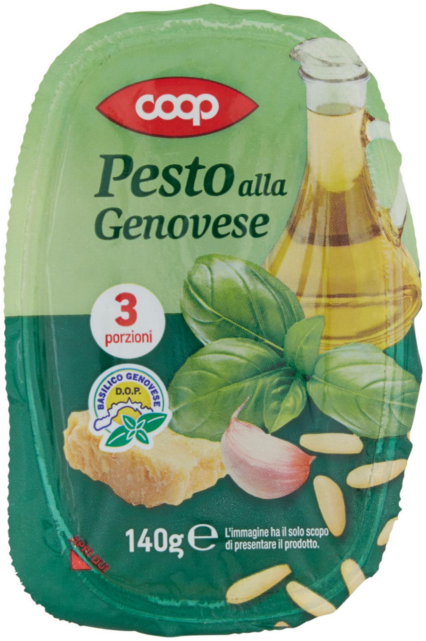 Pesto alla genovese con aglio coop g 140