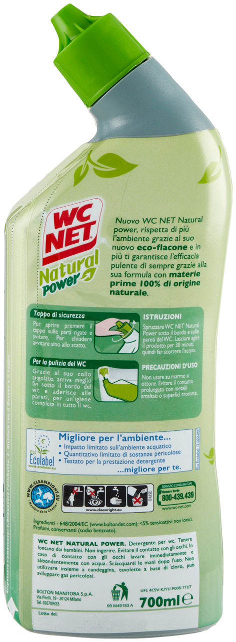 DETERGENTE WC NET NATURAL POWER ML 700 - 2