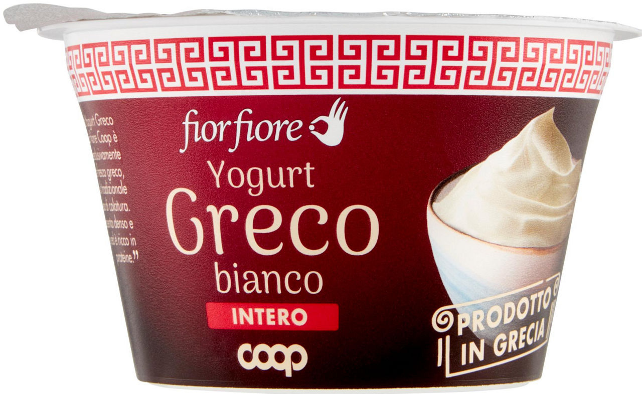 Yogurt greco intero bianco fior fiore coop g 170