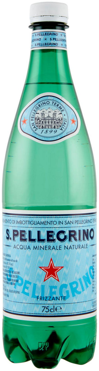 Acqua frizzante s.pellegrino pet ml 750