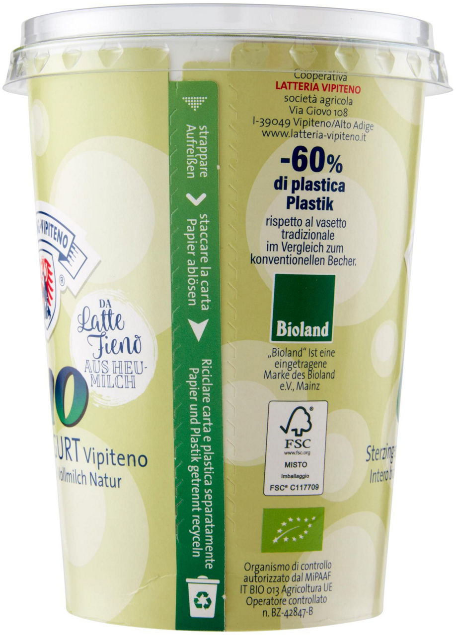 Yogurt bianco intero bio 500 gr - Immagine 31