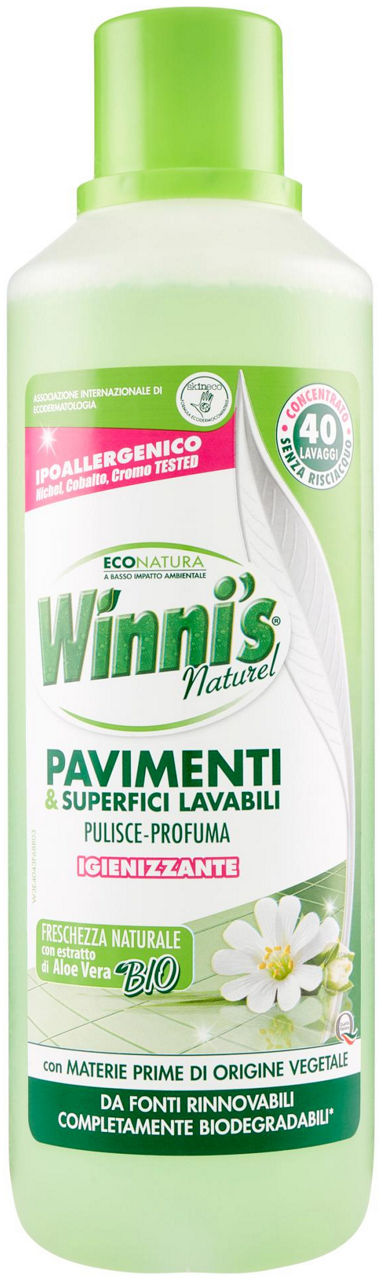 Detergente superfici econatura winni"s naturel pavimenti flacone lt.1