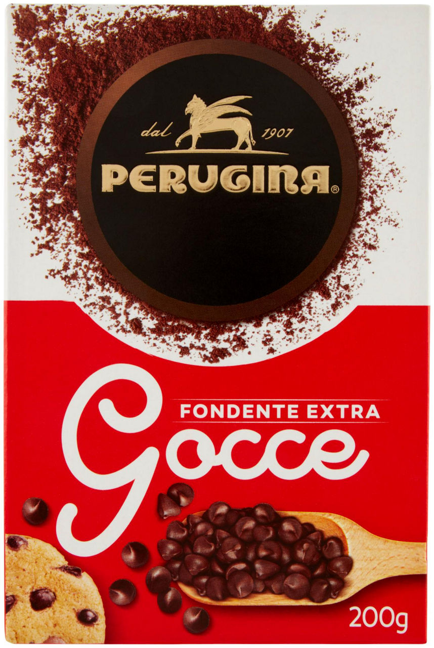 Decoraz. gocce di cioccolato fondente perugina sc. gr.200