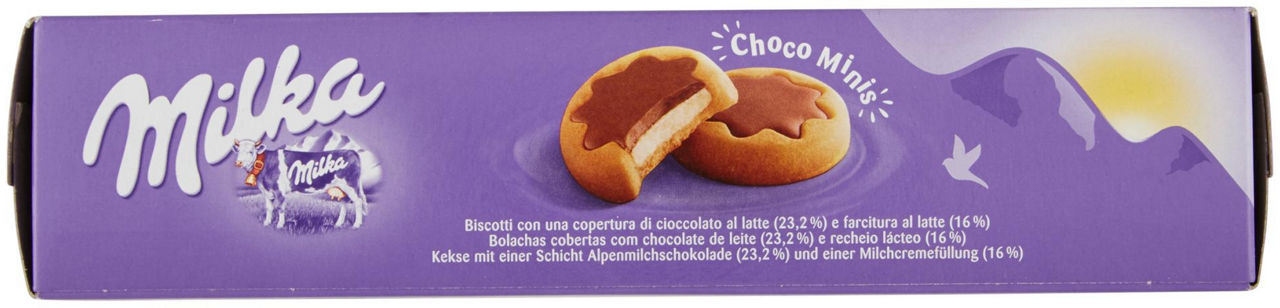 Choco Minis, piccoli biscotti ricoperti da cioccolato al latte - 185g - 5