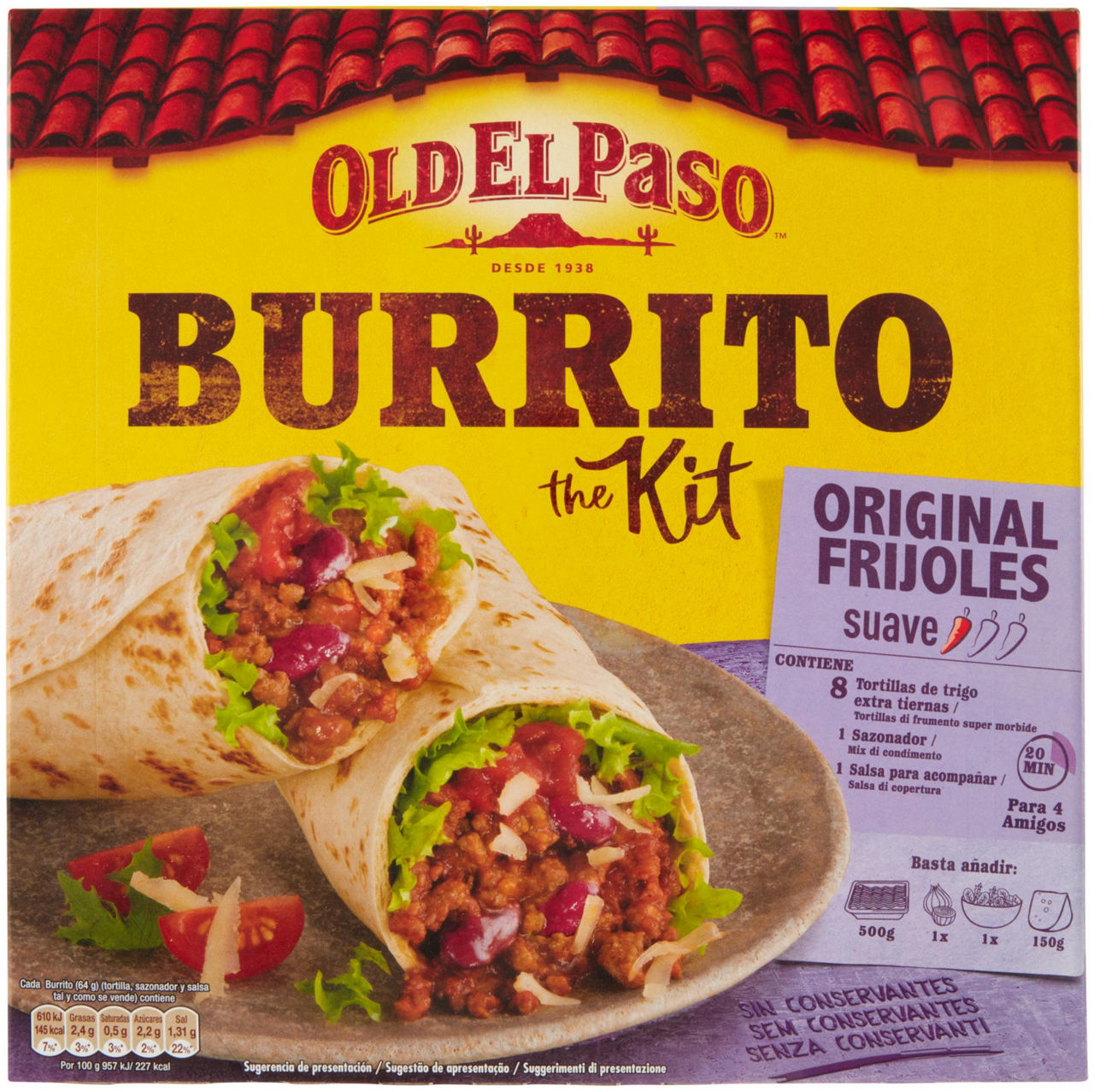 Burrito the Kit Original Frijoles 510 g - 0