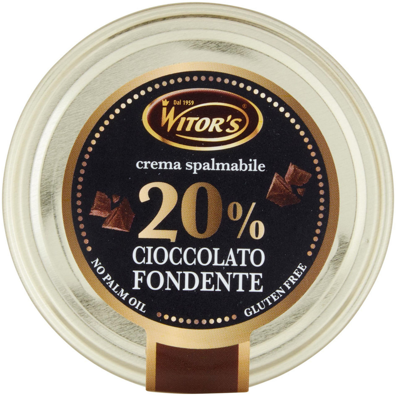 Crema spalmabile 20% Cioccolato Fondente 360 g - 4