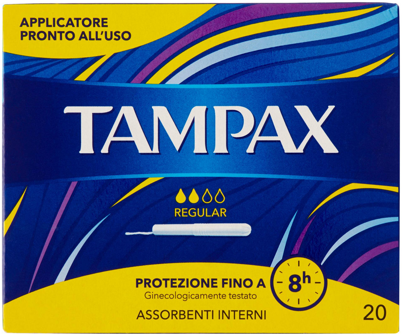 Tampax compak blu box regular 20 pz