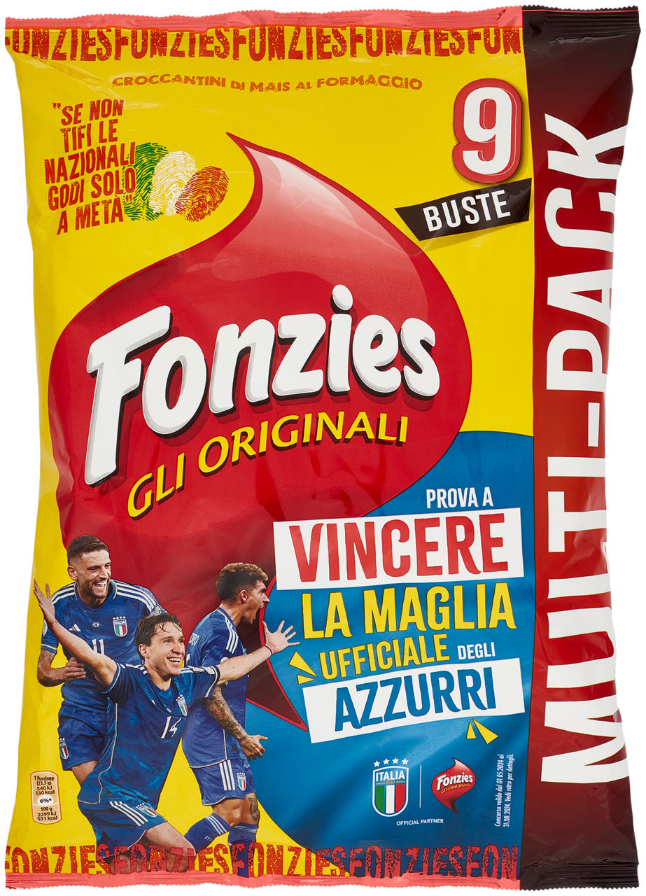 Croccantini di mais al formaggio fonzies 9 pz 212 gr - Immagine 11