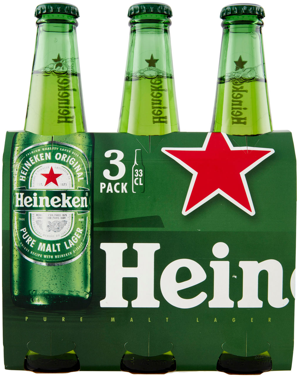 BIRRA HEINEKEN 5 GRADI BOTTIGLIA CLUSTER ML 330 X 3 - Immagine 21