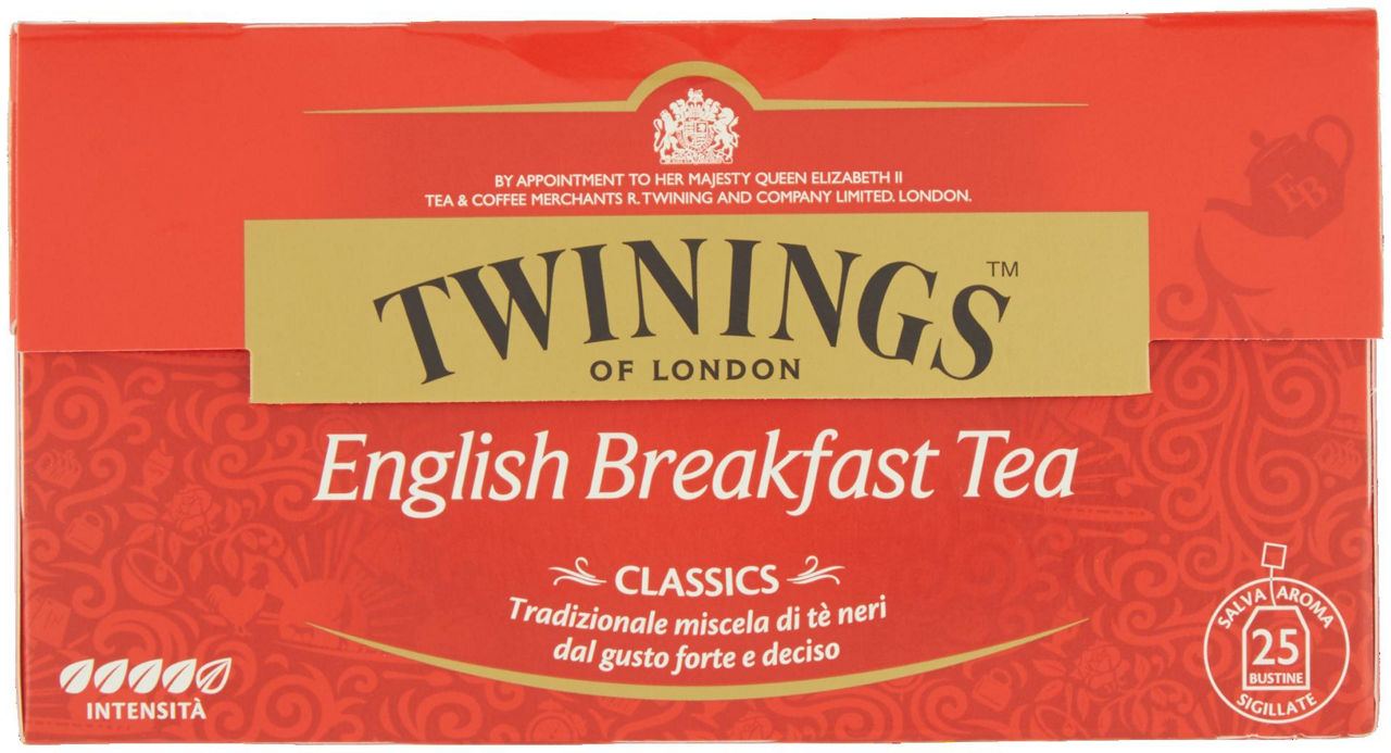 TEA TWININGS ENGLISH BREAKFAST SC. 25 FILTRI GR.50 - 0