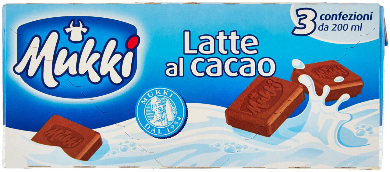 Latte uht ps mukky al cacao 3x200 ml