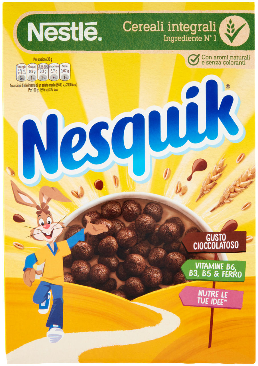 Cereali nesquik nestle' scatola g 375