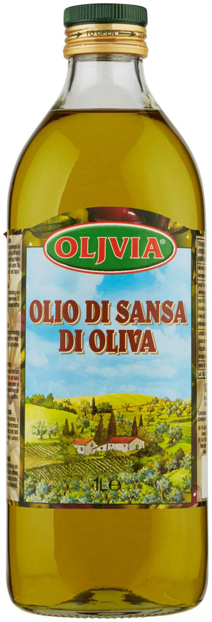 Olio di sansa di oliva oljvia lt.1