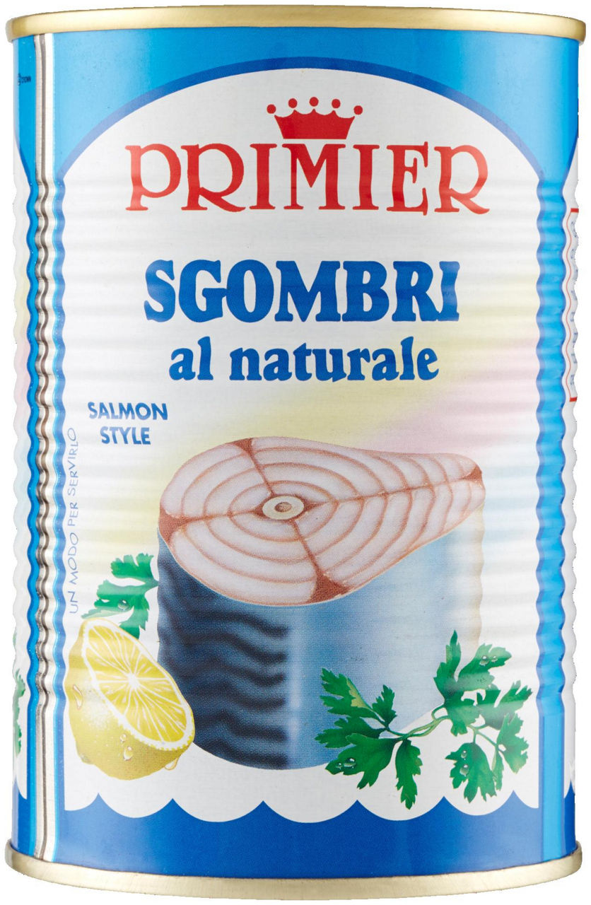 Sgombro mackerel primier trancio naturale sc. g.425