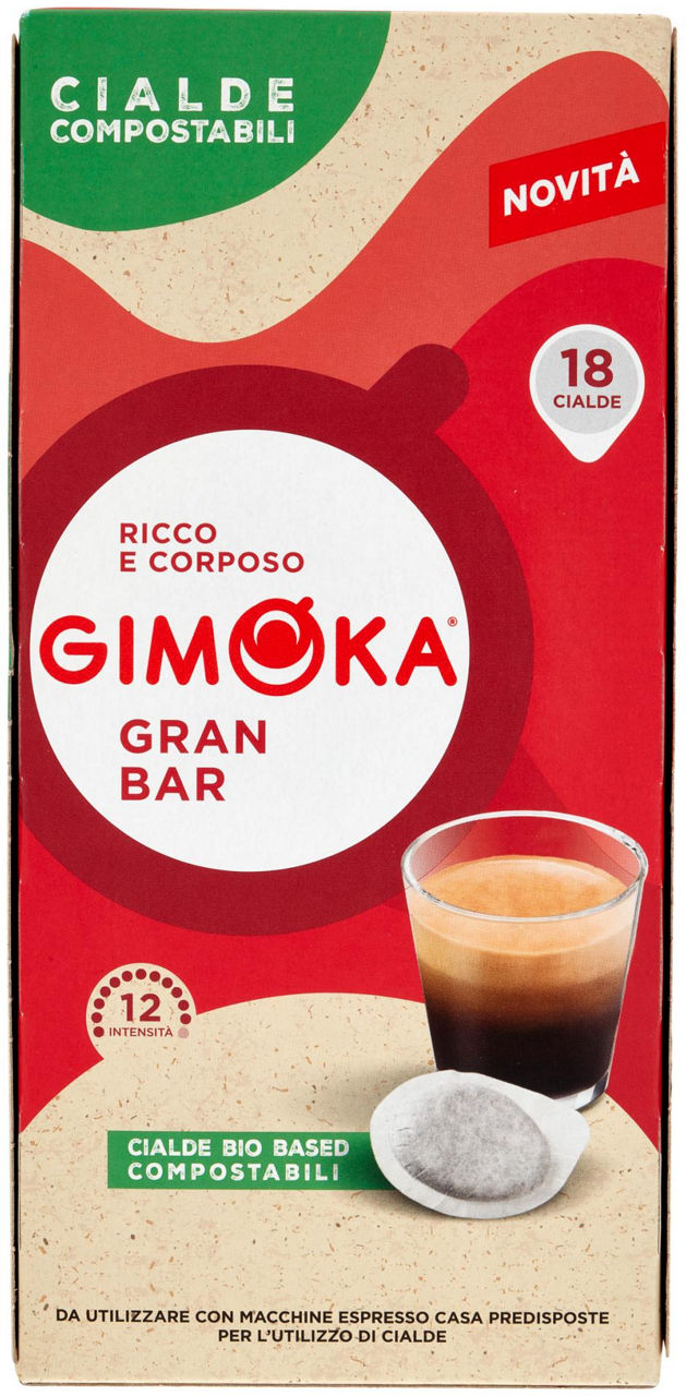 CIALDE CAFFE' GRAN BAR GIMOKA X18 SCATOLA G 126 - 2