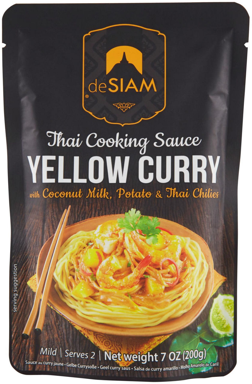 Salsa yellow curry sauce de siam 200g (salsa di curry giallo)