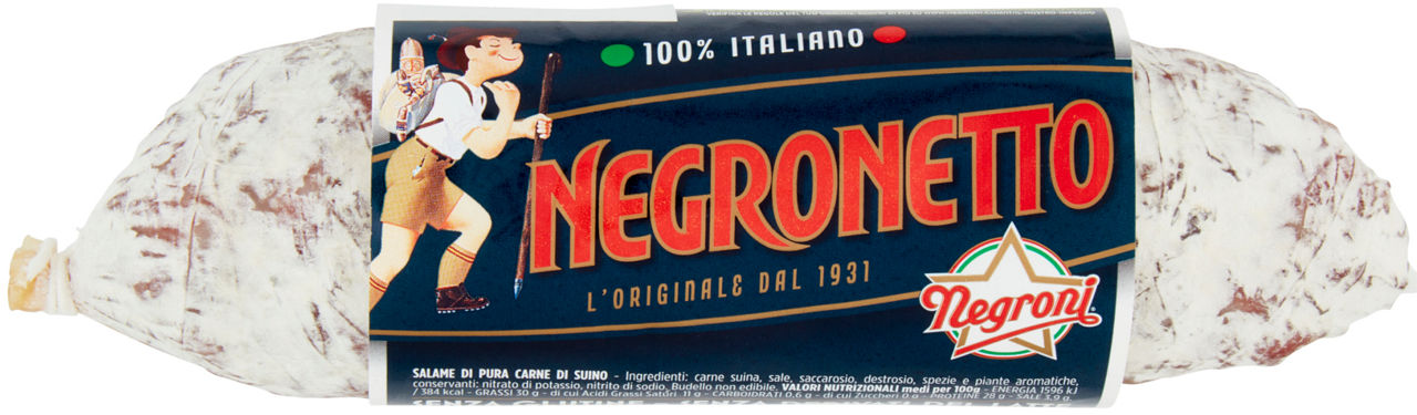 Salame negronetto g 220
