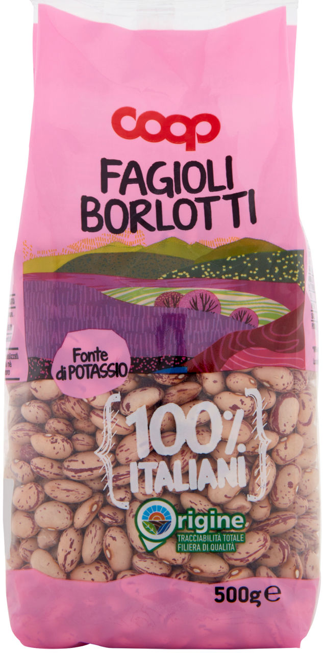 FAGIOLI BORLOTTI 100% ITALIA COOP SH G 500 - 2