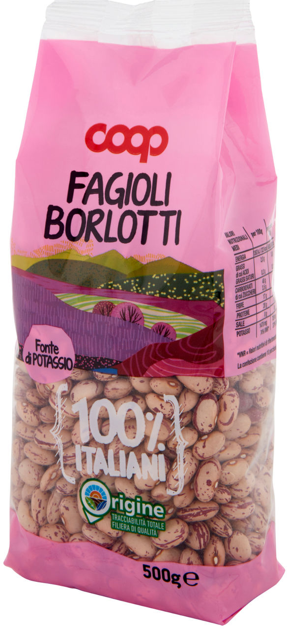 FAGIOLI BORLOTTI 100% ITALIA COOP SH G 500 - 18