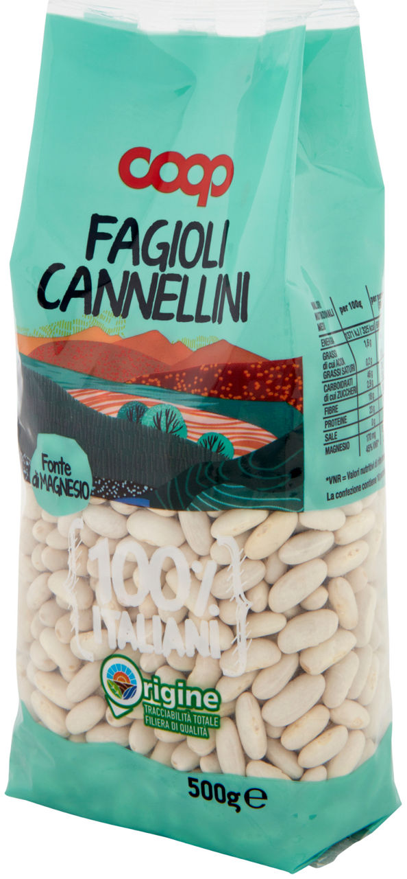 FAGIOLI CANNELLINI 100% ITALIA COOP SH G 500 - 18