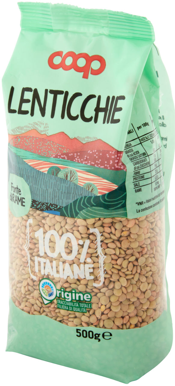 LENTICCHIE 100% ITALIA COOP SH G 500 - 20