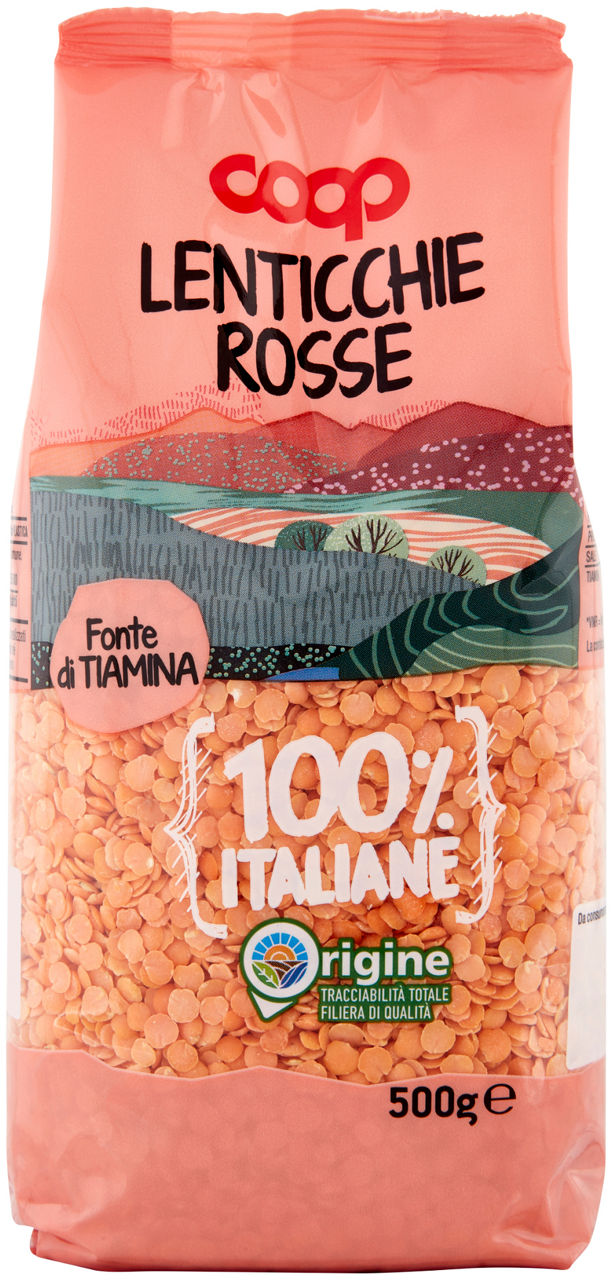 LENTICCHIE ROSSE DEC. 100% ITALIA COOP SH G 500 - 2