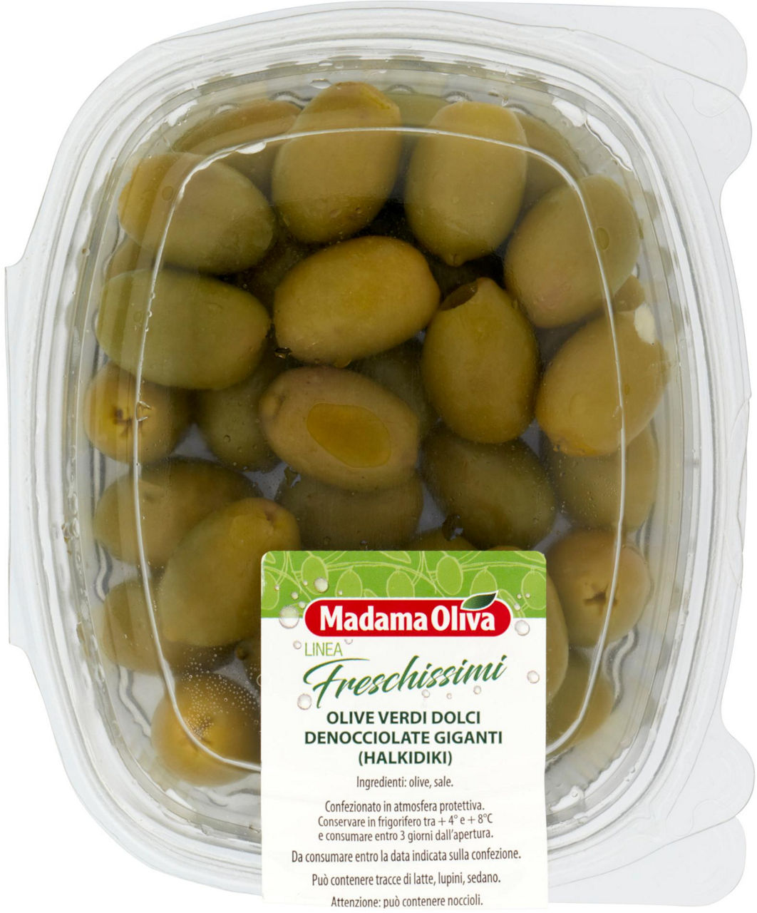 Olive verdi dolci denocciolate giganti